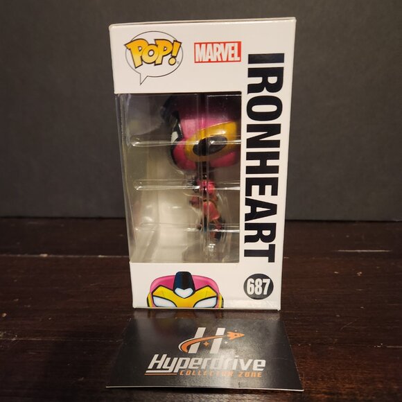 Marvel Ironheart Glow in the Dark CHASE Funko PoP Vinyl Figure #687 - Picture 2 of 9